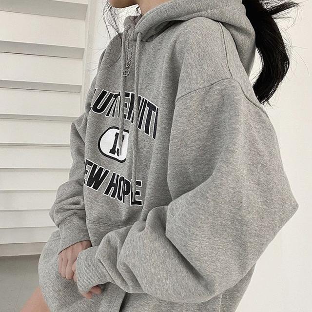 カレッジロゴ オーバーサイズ スウェット パーカー