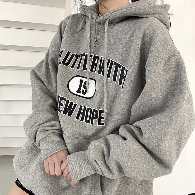 カレッジロゴ オーバーサイズ スウェット パーカー