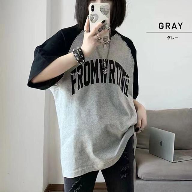 カレッジロゴ オーバーサイズ シック Tシャツ