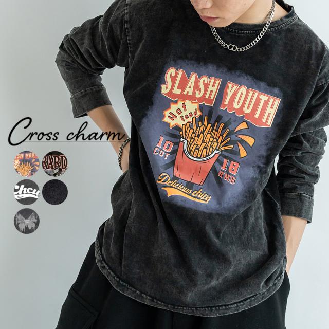 ビッグシルエット ピグメント ロンT 