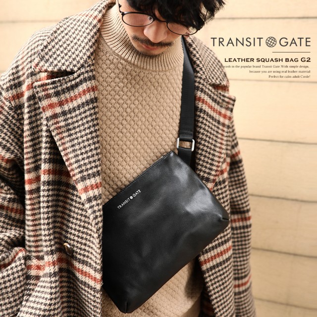 TransitGate G2 本革サコッシュバッグ