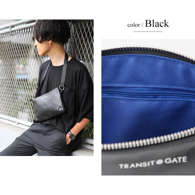 TransitGate G2 本革サコッシュバッグ