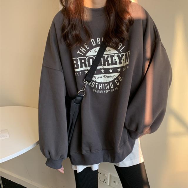 BROOKLYNビッグシルエットトレーナー