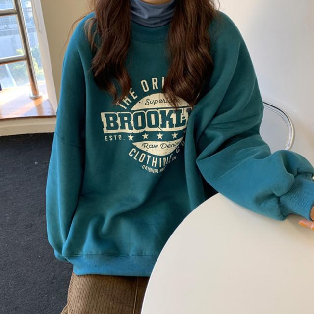 BROOKLYNビッグシルエットトレーナー