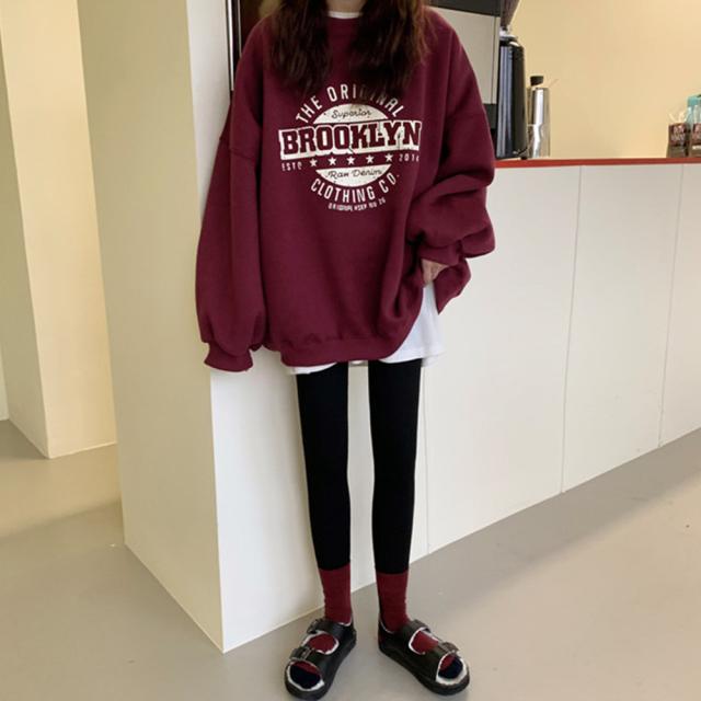 BROOKLYNビッグシルエットトレーナー