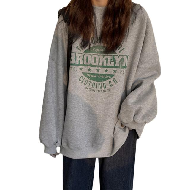 BROOKLYNビッグシルエットトレーナー