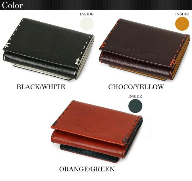 KATHARINE HAMNETT LONDON COLOR TAILORED2 三つ折り財布 小銭入れあり 490-58702