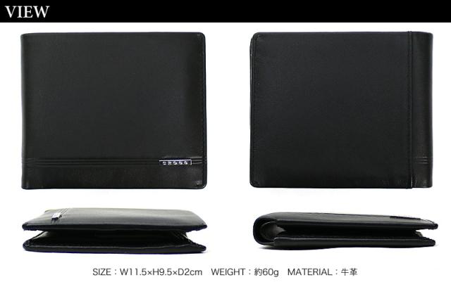 CROSS 二つ折り財布 小銭入れあり AC-998371