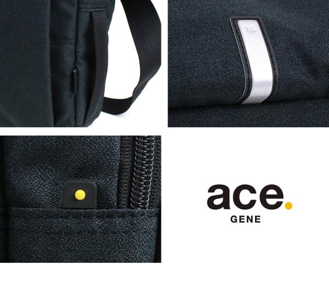 ボディバッグ メンズ 撥水 エースジーン ハンスリーSD ace.GENE ACE エース 斜め掛けバッグ ワンショルダーバッグ HANSREE-SD 通勤 ビジネス 62882 B5 旅行