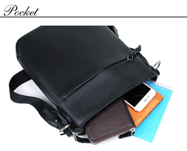 ショルダーバッグ メンズ 本革 ビジネスバッグ 撥水 レザー PID ecrireシリーズ PAZ103 ピーアイディー エクリール レディース 男女兼用 縦型 斜め掛けバッグ 通勤 通学 牛革 撥水