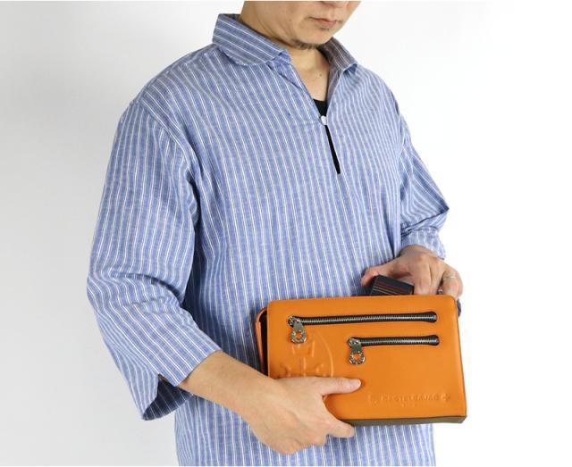 CASTELBAJAC (カステルバジャック) Tirier2(トリエ2)シリーズ クラッチバッグ 075201 