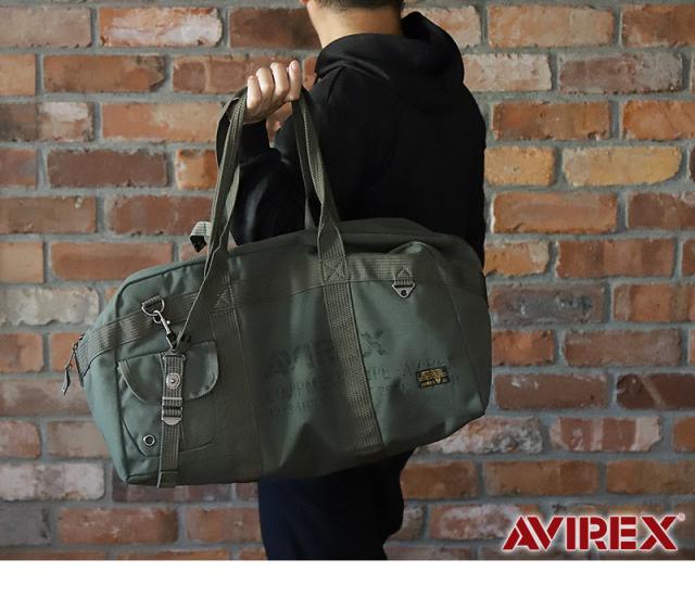 ボストンバッグ AVIREX 2WAY ショルダーバッグ 斜めがけバッグ メンズ 男女兼用 レディース ユニセックス ブランド アヴィレックス AVX3525 イーグル EAGLE アビレックス