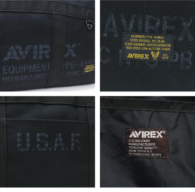 ボストンバッグ AVIREX 2WAY ショルダーバッグ 斜めがけバッグ メンズ 男女兼用 レディース ユニセックス ブランド アヴィレックス AVX3525 イーグル EAGLE アビレックス