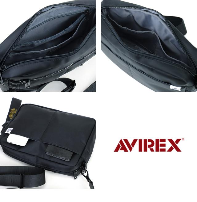 ショルダーバッグ AVIREX メンズ 男女兼用 ブランド アビレックス AX2056 ソリッド SOLID