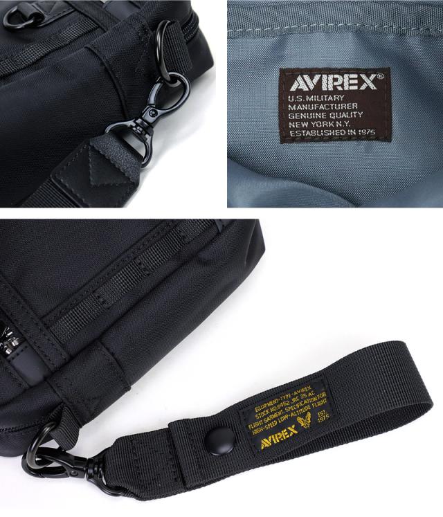 ショルダーバッグ AVIREX メンズ 男女兼用 ブランド アビレックス AX2056 ソリッド SOLID