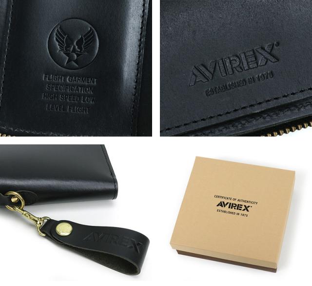 二つ折り財布 AVIREX メンズ 小銭入れあり ミドルウォレット 財布 革 本革 レザー 男女兼用 ユニセックス ブランド アヴィレックス AX9301 ファーネ2 FAHNE2 アビレックス