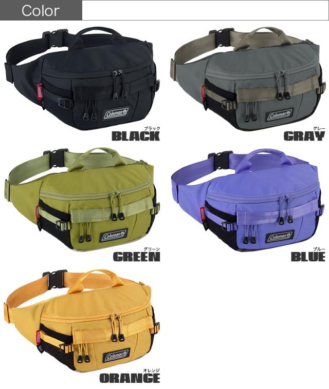 Coleman(コールマン) AITHRIA(エスリア) AITHRIA(エスリアウエストバッグ) ウエストバッグ ボディバッグ ワンショルダーバッグ 斜め掛けバッグ