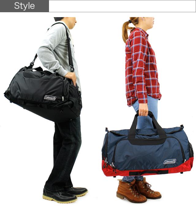 コールマン ボストンバッグ 旅行 修学旅行 林間学校 メンズ レディース ボストンバッグ ナイロン ボストンバッグ 女の子 ショルダーバッグ 3泊〜4泊 Coleman TRAVEL ボストンバッグ MD CBD4021