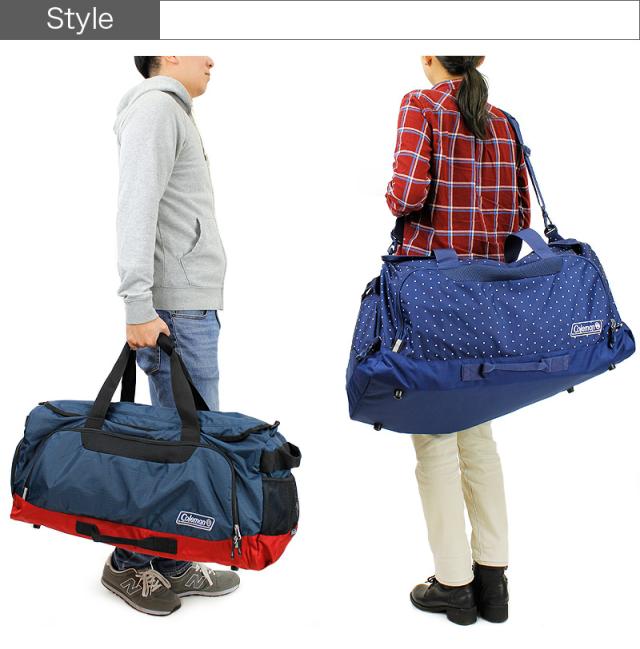 コールマン ボストンバッグ 旅行 修学旅行 林間学校 メンズ レディース ボストンバッグ ナイロン ボストンバッグ 女の子 ショルダーバッグ 5泊〜6泊 Coleman TRAVEL ボストンバッグ LG CBD4111