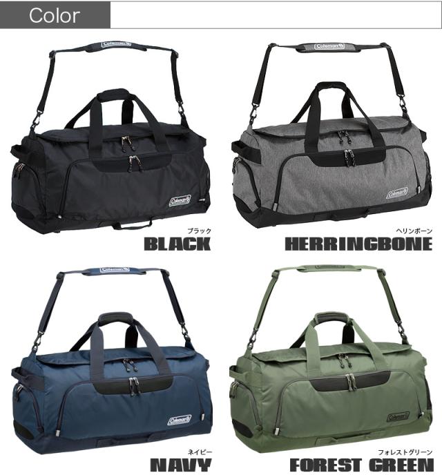 コールマン ボストンバッグ 旅行 修学旅行 林間学校 メンズ レディース ボストンバッグ ナイロン ボストンバッグ 女の子 ショルダーバッグ 5泊〜6泊 Coleman TRAVEL ボストンバッグ LG CBD4111