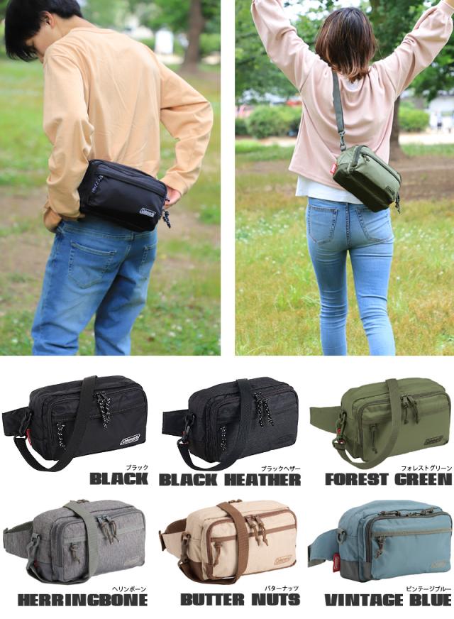Coleman(コールマン) WALKER POUCH(ウォーカーポーチ) ウエストバッグ ボディバッグ ショルダーバッグ 3WAY