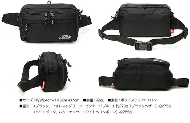 Coleman(コールマン) WALKER POUCH(ウォーカーポーチ) ウエストバッグ ボディバッグ ショルダーバッグ 3WAY