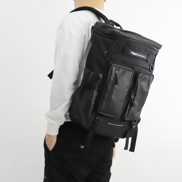 【商品レビューで+5%】ファイヤーファースト リュック FIRE FIRST デイパック バックパック かばん バッグ A4 B4 21.6L スクエアリュック 普段使い タウン デイリー 通勤 通学 ビジネス PC シンプル メンズ レディース 黒 グレー 男性 学生 軽量 丈夫 人気 ブランド FFX-100