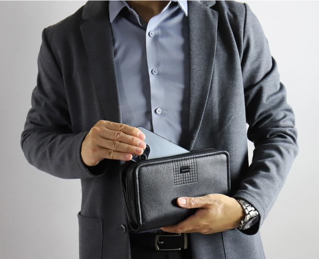 FIGARO フィガロ アルル2シリーズ クラッチバッグ セカンドバッグ 牛革 本革 レザー 36191