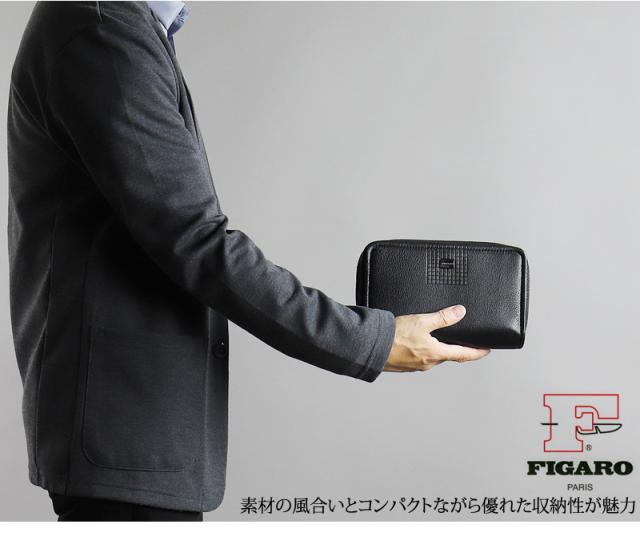 FIGARO フィガロ アルル2シリーズ クラッチバッグ セカンドバッグ 牛革 本革 レザー 36191