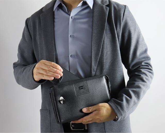 FIGARO フィガロ アルル2シリーズ クラッチバッグ セカンドバッグ 牛革 本革 レザー 36192