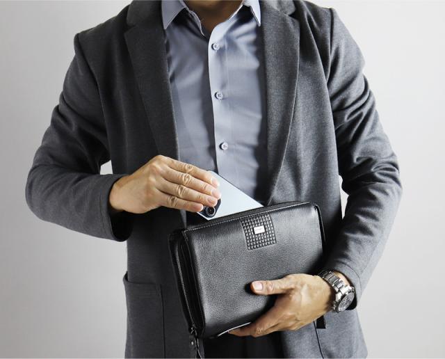 FIGARO フィガロ アルル2シリーズ クラッチバッグ セカンドバッグ 牛革 本革 レザー 36193