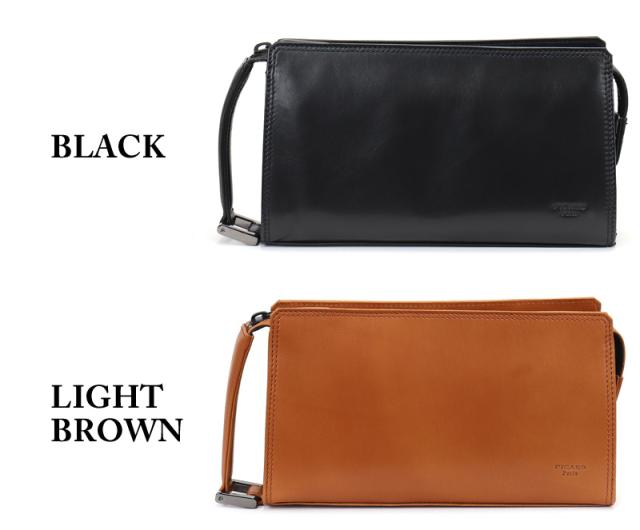 FIGARO フィガロ クラールシリーズ クラッチバッグ 斜め掛けバッグ 牛革 本革 レザー クラッチバッグ