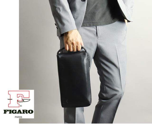 FIGARO フィガロ クラールシリーズ クラッチバッグ 斜め掛けバッグ 牛革 本革 レザー クラッチバッグ