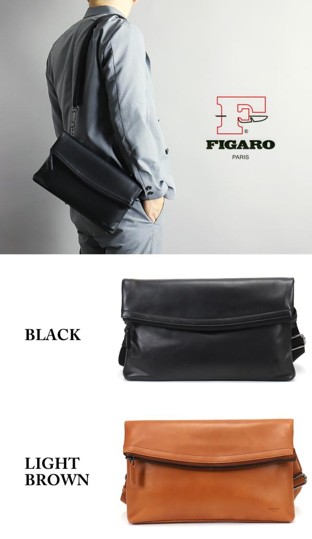 FIGARO フィガロ クラールシリーズ クラッチショルダー 斜め掛けバッグ 牛革 本革 レザー クラッチバッグ ショルダーバッグ