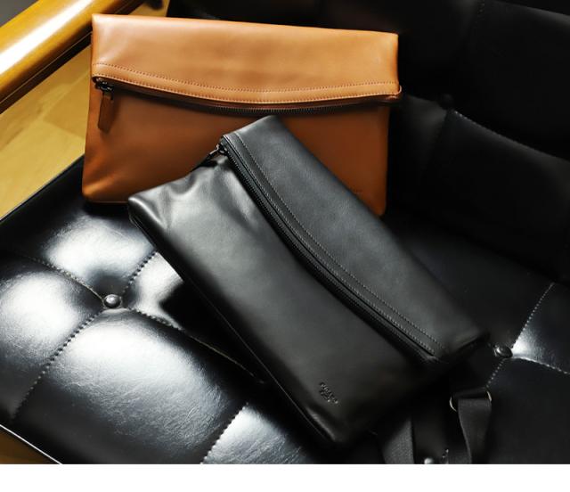 FIGARO フィガロ クラールシリーズ クラッチショルダー 斜め掛けバッグ 牛革 本革 レザー クラッチバッグ ショルダーバッグ