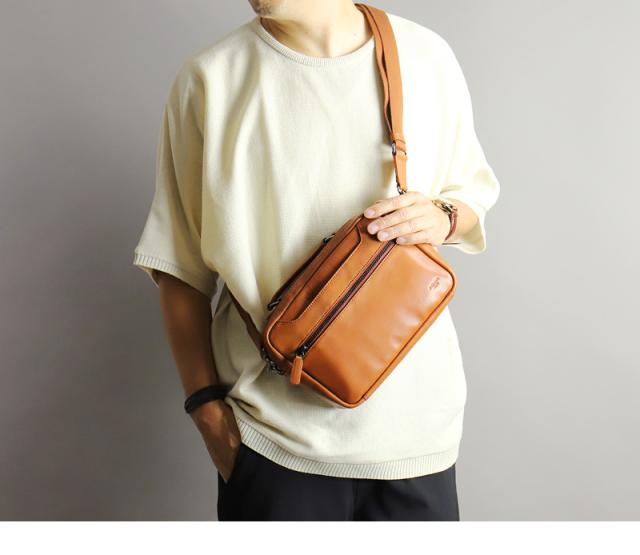 FIGARO フィガロ クラールシリーズ 2WAYショルダーバッグ 斜め掛けバッグ 牛革 本革 レザー クラッチバッグ ショルダーバッグ