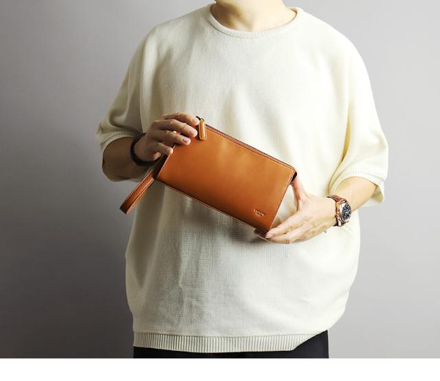 FIGARO フィガロ クラールシリーズ クラッチバッグ 斜め掛けバッグ 牛革 本革 レザー クラッチバッグ