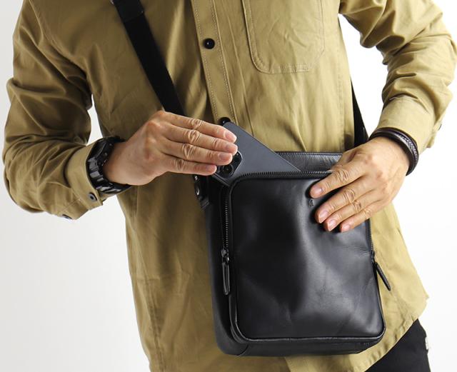 Allegro アレグロ ムランシリーズ ミニショルダーバッグ 斜め掛けバッグ 牛革 本革 レザー ショルダーバッグ