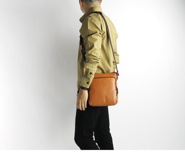 Allegro アレグロ ムランシリーズ ミニショルダーバッグ 斜め掛けバッグ 牛革 本革 レザー ショルダーバッグ