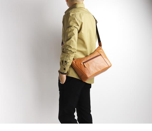 Allegro アレグロ ムランシリーズ 舟形ショルダーバッグ 斜め掛けバッグ 牛革 本革 レザー ショルダーバッグ