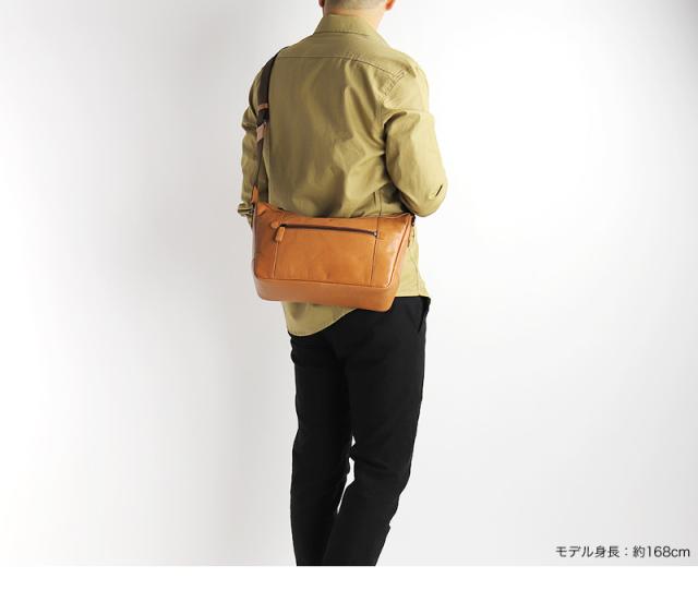 Allegro アレグロ ムランシリーズ 舟形ショルダーバッグ 斜め掛けバッグ 牛革 本革 レザー ショルダーバッグ
