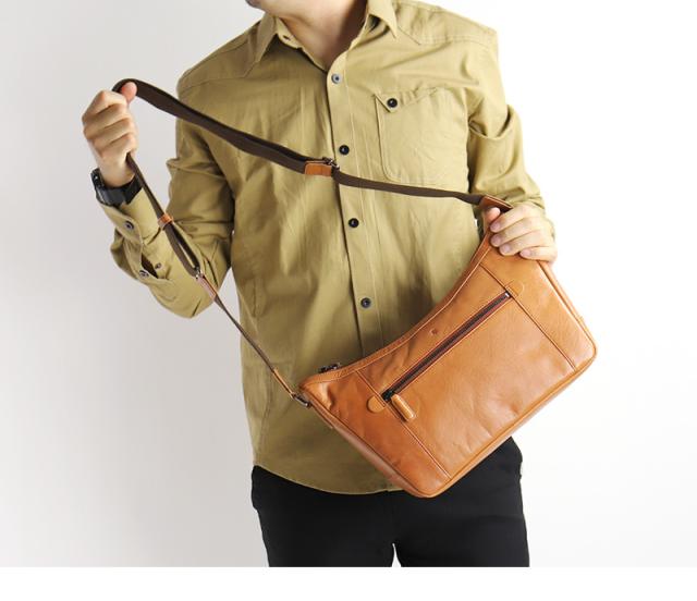 Allegro アレグロ ムランシリーズ 舟形ショルダーバッグ 斜め掛けバッグ 牛革 本革 レザー ショルダーバッグ