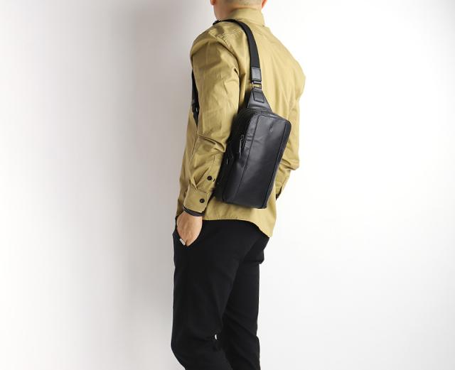 Allegro アレグロ ムランシリーズ ボディバッグ ワンショルダーバッグ 斜め掛けバッグ 牛革 本革 レザー ショルダーバッグ