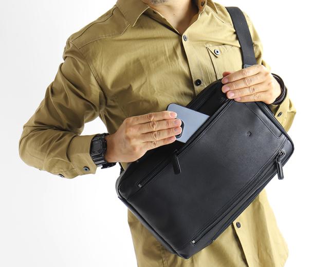 Allegro アレグロ ムランシリーズ ボディバッグ ワンショルダーバッグ 斜め掛けバッグ 牛革 本革 レザー ショルダーバッグ