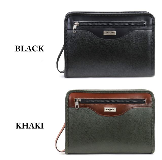 FIGARO フィガロ ベーシックシリーズ クラッチバッグ セカンドバッグ 牛革 本革 レザー 38582