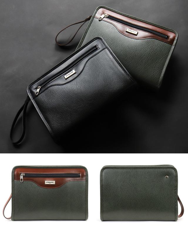 FIGARO フィガロ ベーシックシリーズ クラッチバッグ セカンドバッグ 牛革 本革 レザー 38582