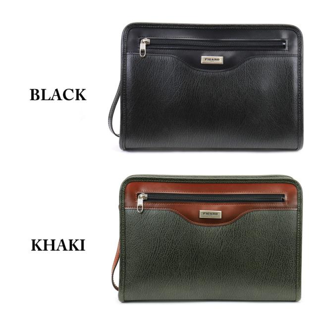 FIGARO フィガロ ベーシックシリーズ クラッチバッグ セカンドバッグ 牛革 本革 レザー 38584