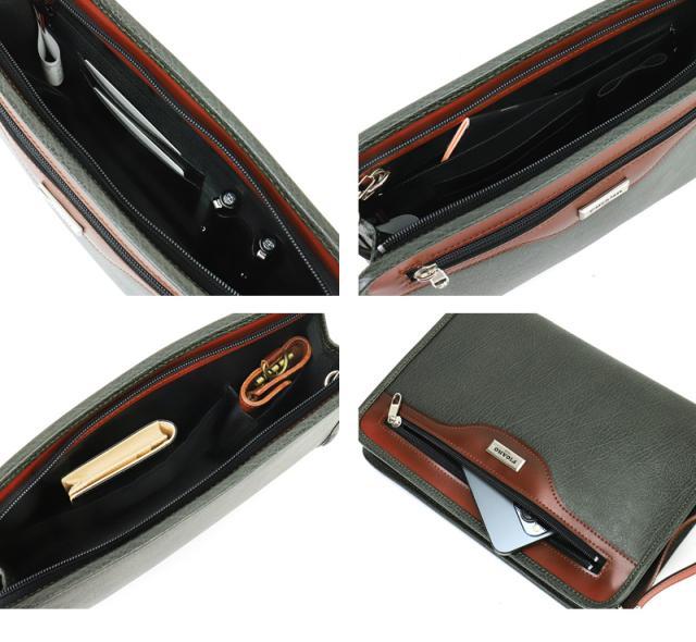 FIGARO フィガロ ベーシックシリーズ クラッチバッグ セカンドバッグ 牛革 本革 レザー 38584