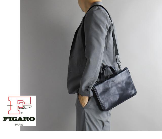 FIGARO フィガロ ポアネシリーズ ミニブリーフケース 斜め掛けバッグ 牛革 本革 レザー ミニブリーフケース