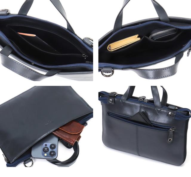 FIGARO フィガロ ポアネシリーズ ミニブリーフケース 斜め掛けバッグ 牛革 本革 レザー ミニブリーフケース